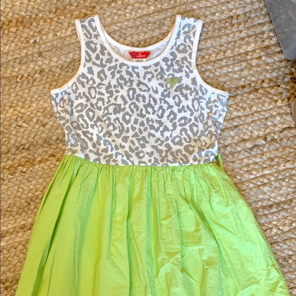GUESS Girl’s Cheetah Print Dress - Picture 1 of 5